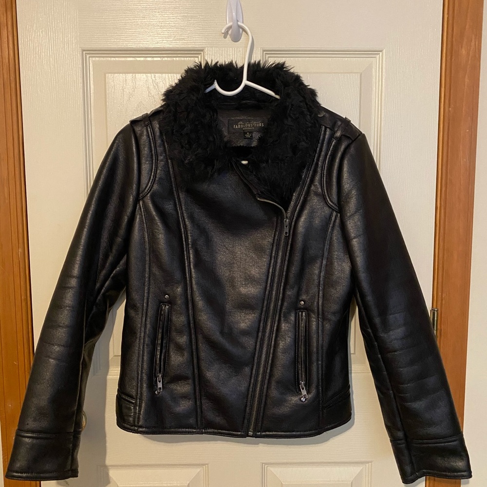 Faux fur jacket